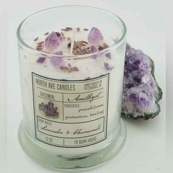 12oz. Lavender.& Chamomile Hand Poured Candle - Picture 1 of 10